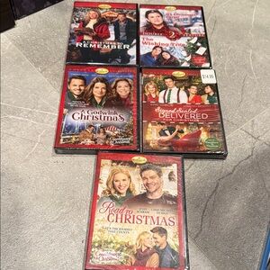 Hallmark Holiday Movie Set - Red and Green Covers